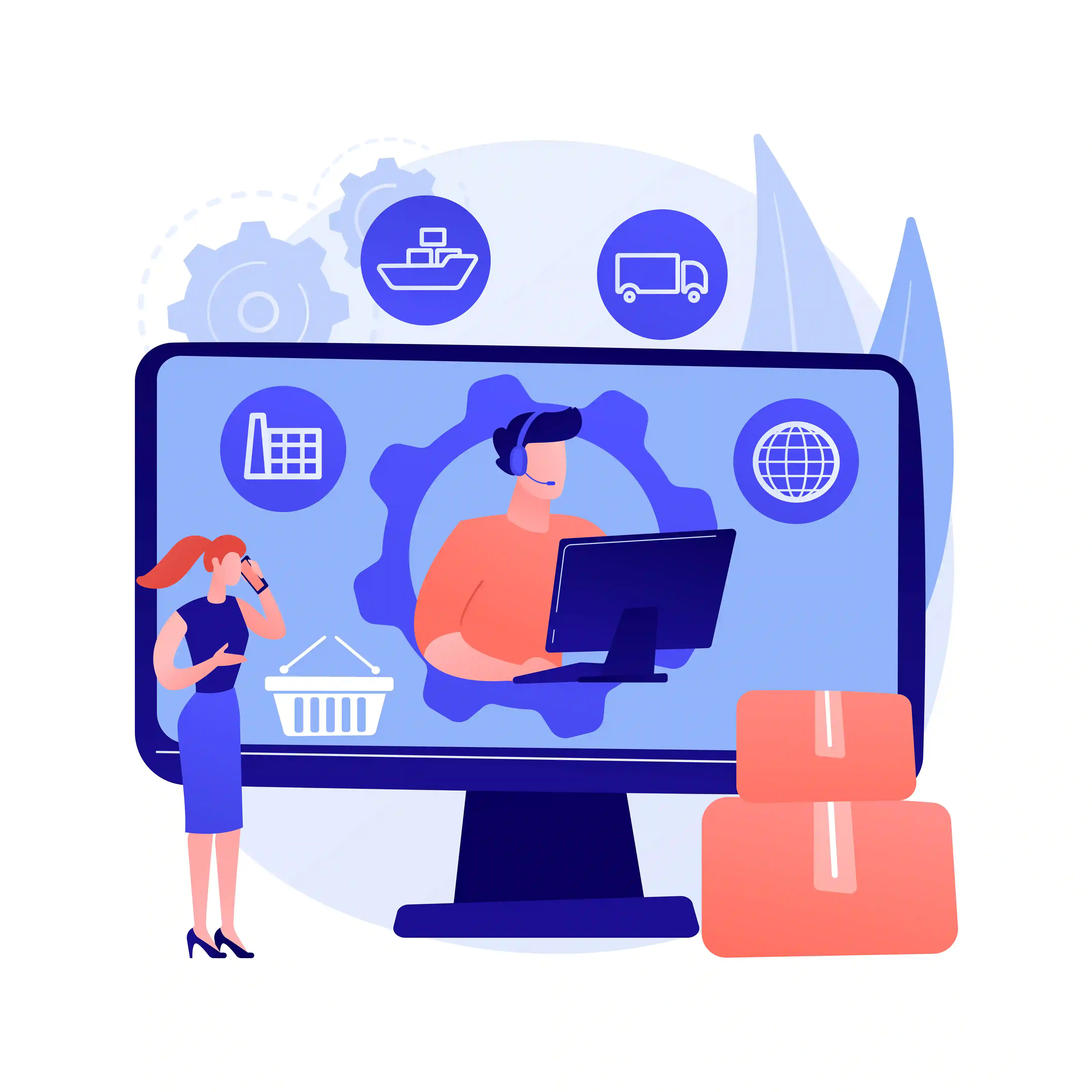 Rows of residential houses